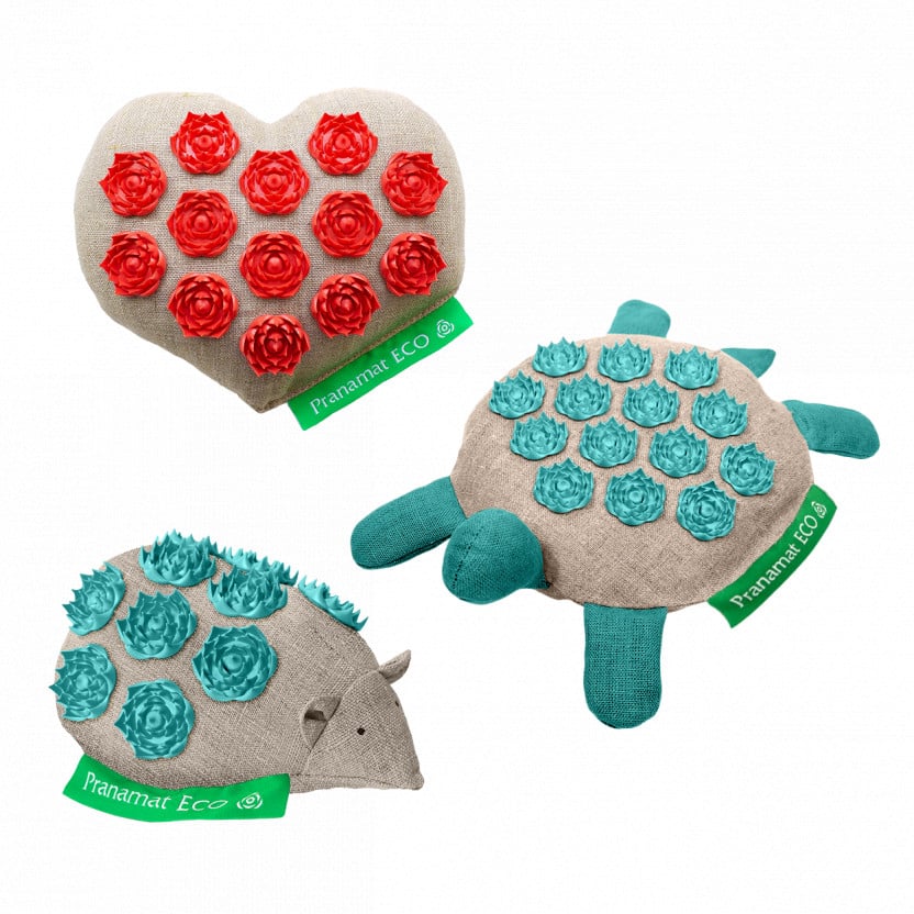 Pranamat Set (Schildkröte + Herz + Igel)